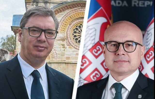 Millosh Vuçeviq dhe Aleksandër Vuçiq