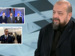 Politikani serb tallet me Vuçiqin: Ti me patate e djathë në dorë në Davos, Kurti po mban fjalime në Shtëpinë e SHBA-së