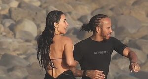 Lewis Hamilton dhe Kim Kardashian konfirmojnë romancën me momente intime në det